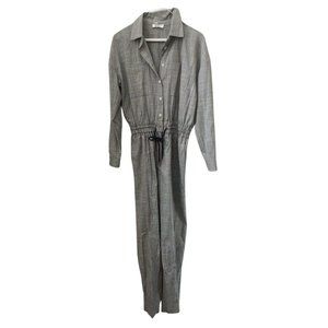 Grey long sleeve jumpsuit